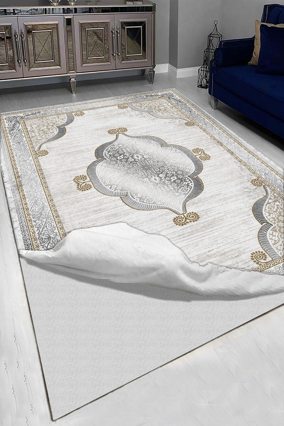 Minimal  Halı Örtüsü – Kaymaz, Yıkanabilir, Modern Halı Desen 3030