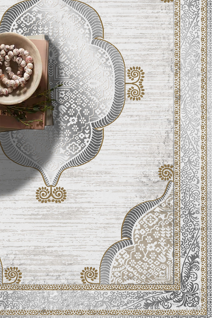 Minimal  Halı Örtüsü – Kaymaz, Yıkanabilir, Modern Halı Desen 3030