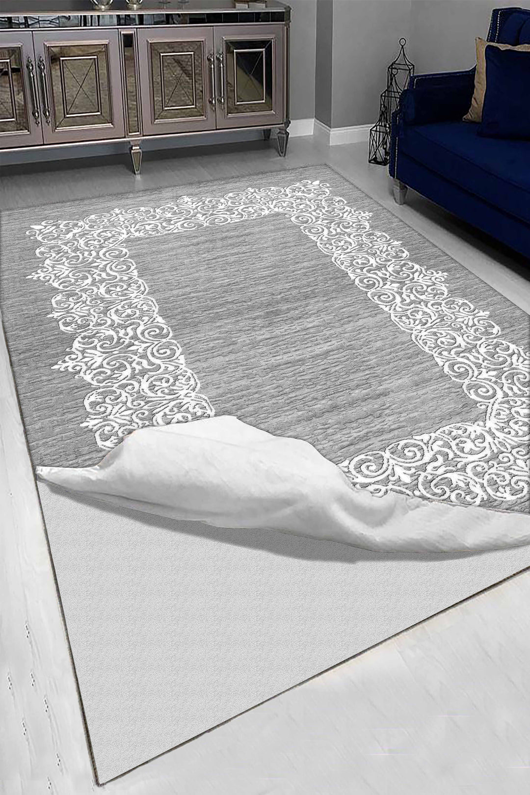 Minimal  Halı Örtüsü – Kaymaz, Yıkanabilir, Modern Halı Desen 3032