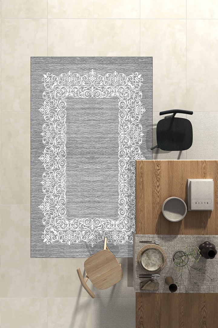 Minimal  Halı Örtüsü – Kaymaz, Yıkanabilir, Modern Halı Desen 3032