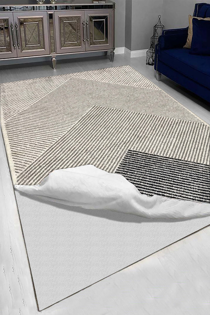 Minimal  Halı Örtüsü – Kaymaz, Yıkanabilir, Modern Halı Desen 3039