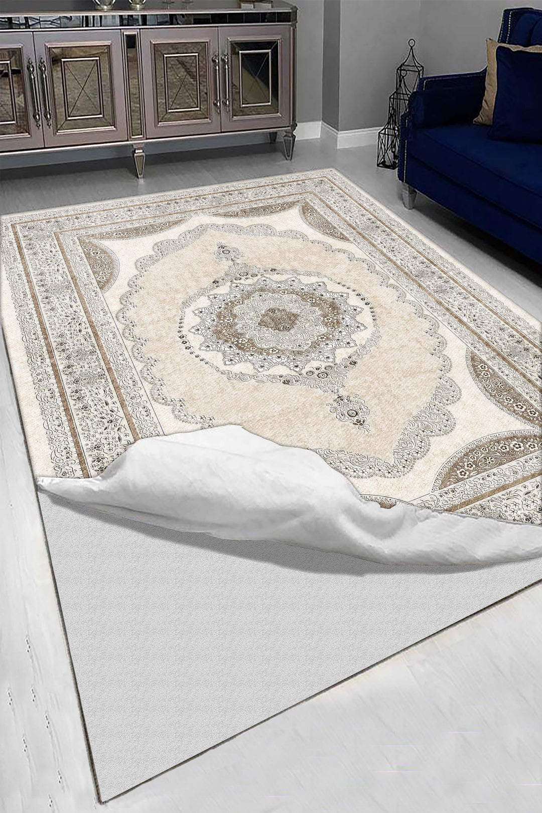 Minimal  Halı Örtüsü – Kaymaz, Yıkanabilir, Modern Halı Desen 3046