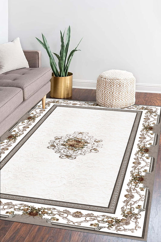 Minimal  Halı Örtüsü – Kaymaz, Yıkanabilir, Modern Halı Desen 3047